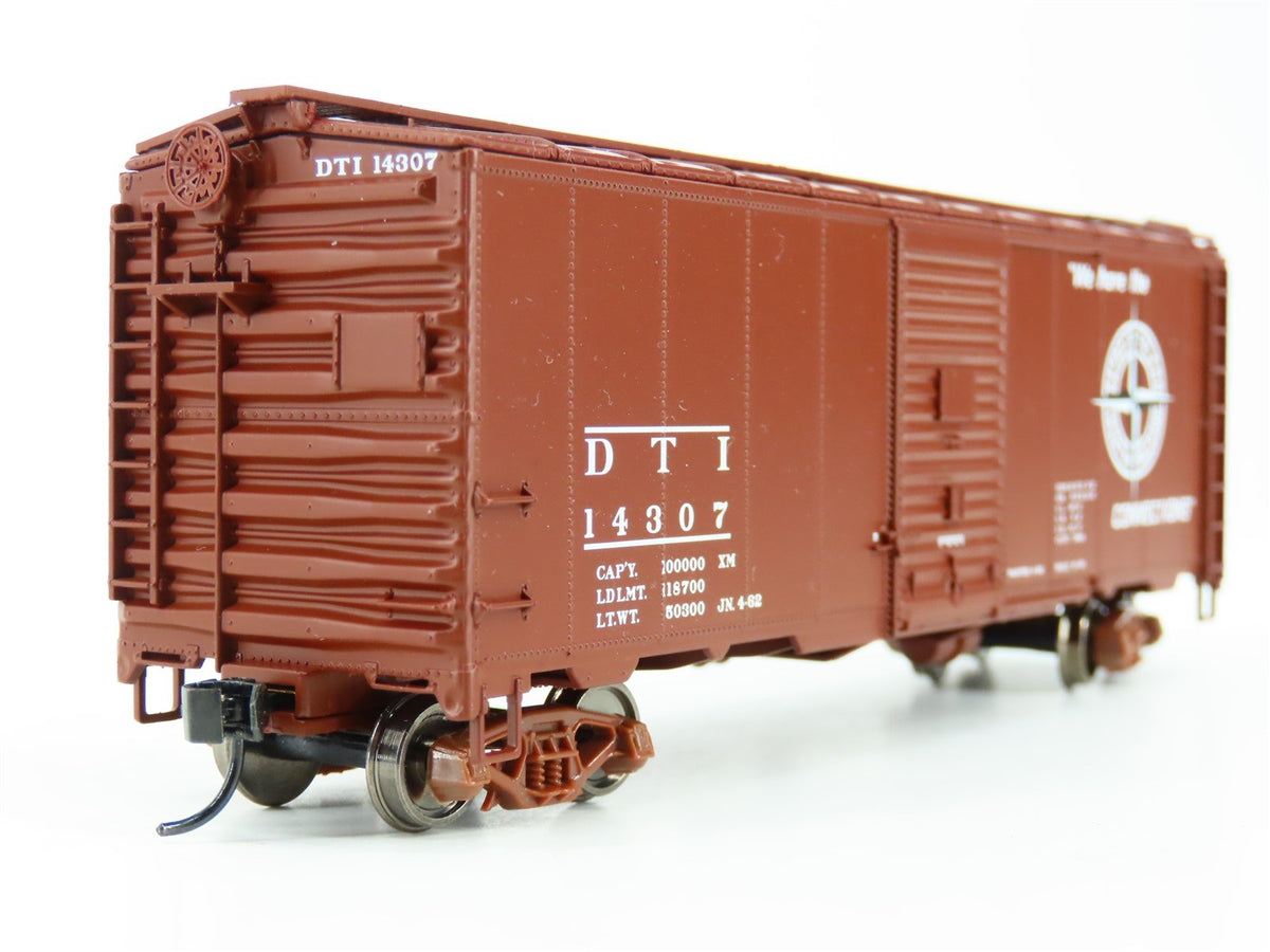 HO Walthers Mainline 910-1777 DTI Detroit Toledo &amp; Ironton 40&#39; Box Car #14307