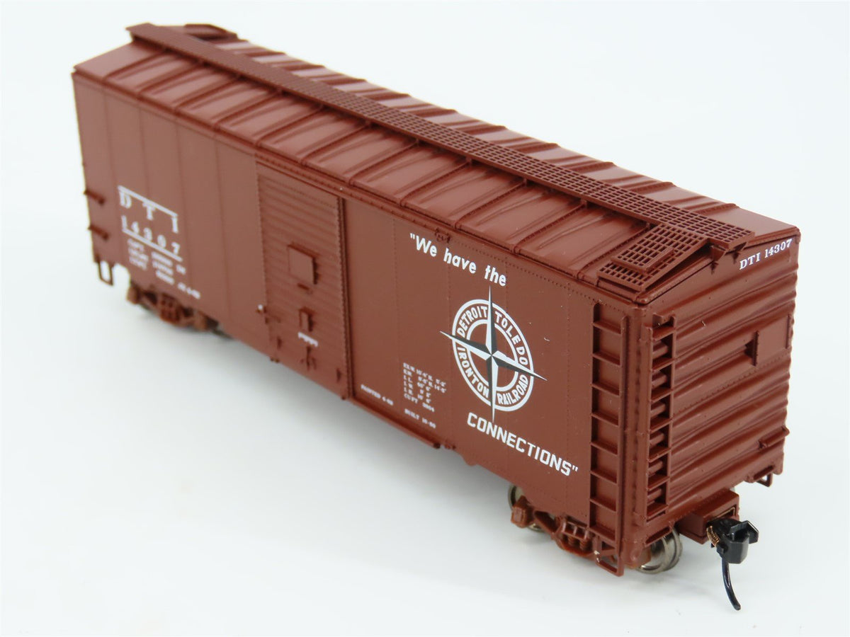 HO Walthers Mainline 910-1777 DTI Detroit Toledo &amp; Ironton 40&#39; Box Car #14307