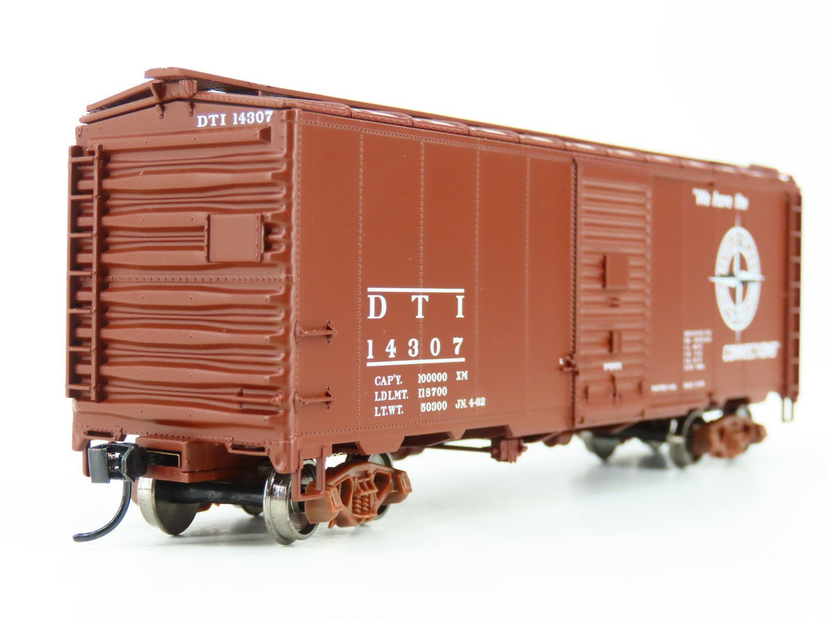 HO Walthers Mainline 910-1777 DTI Detroit Toledo &amp; Ironton 40&#39; Box Car #14307