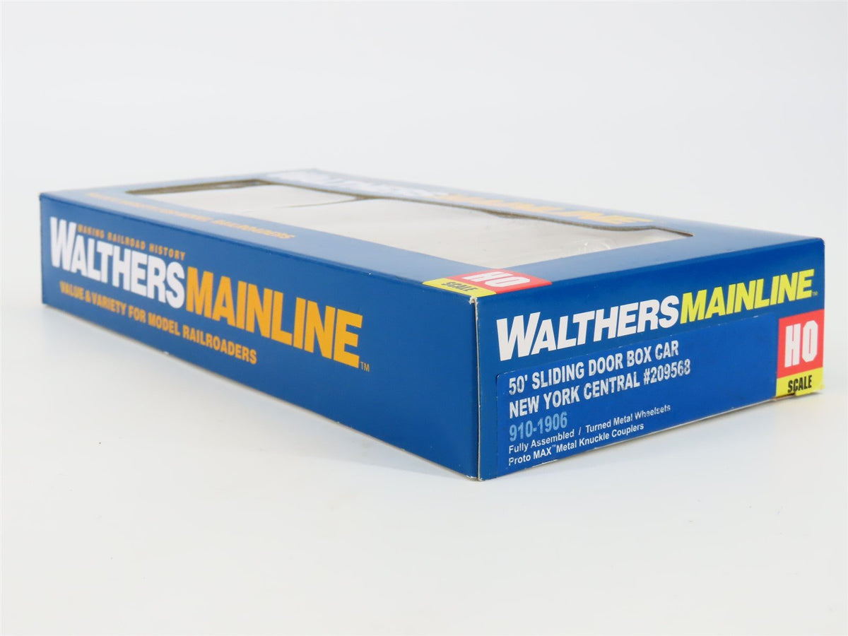 HO Scale Walthers Mainline 910-1906 NYC Conrail 50&#39; Sliding Door Box Car #209568