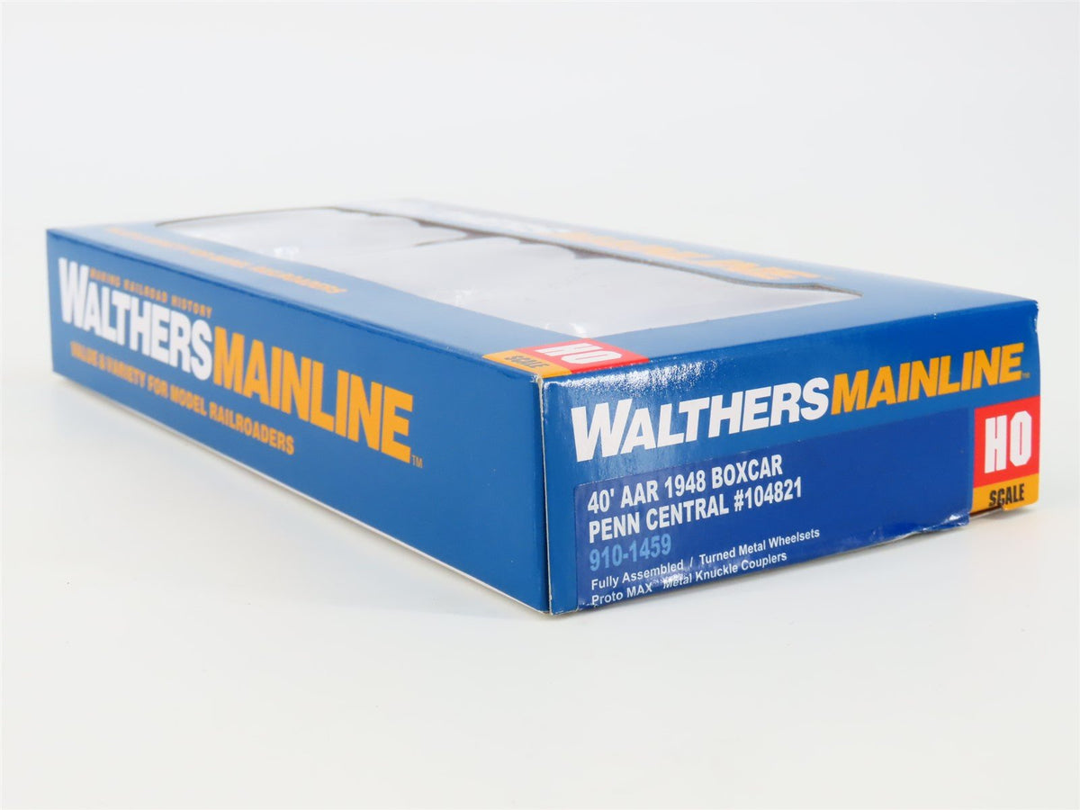 HO Scale Walthers Mainline 910-1459 PC Penn Central 40&#39; AAR 1948 Box Car #104821