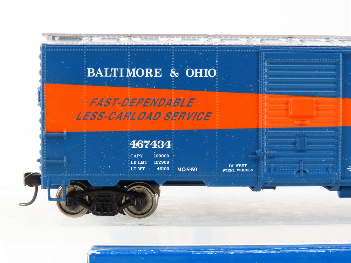 HO Scale Walthers Mainline 910-1688 B&amp;O Time-Saver 40&#39; AAR 1944 Box Car #467434