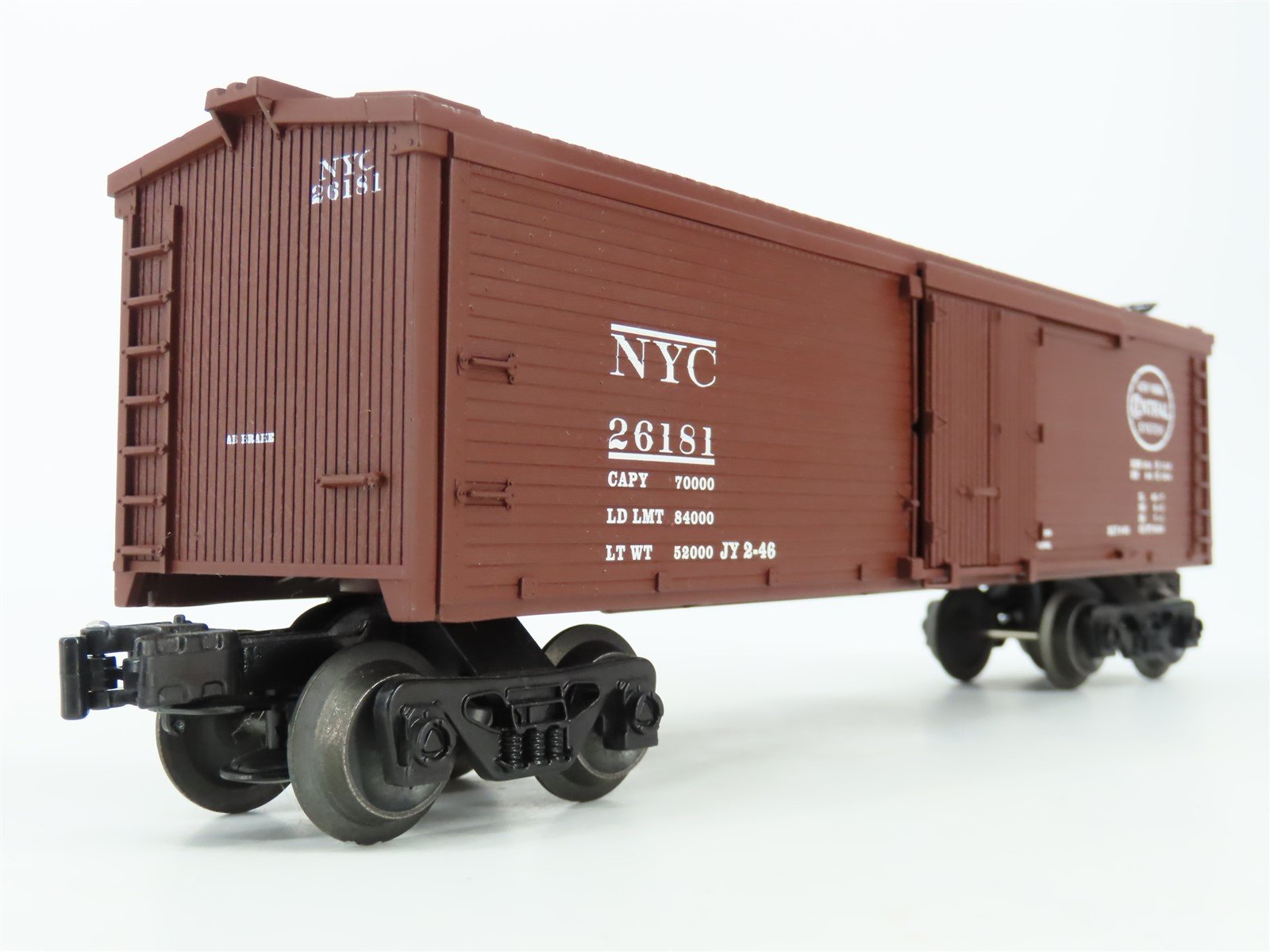 O Gauge 3-Rail Lionel 6-26181 NYC New York Central Wood Sided Reefer #26181
