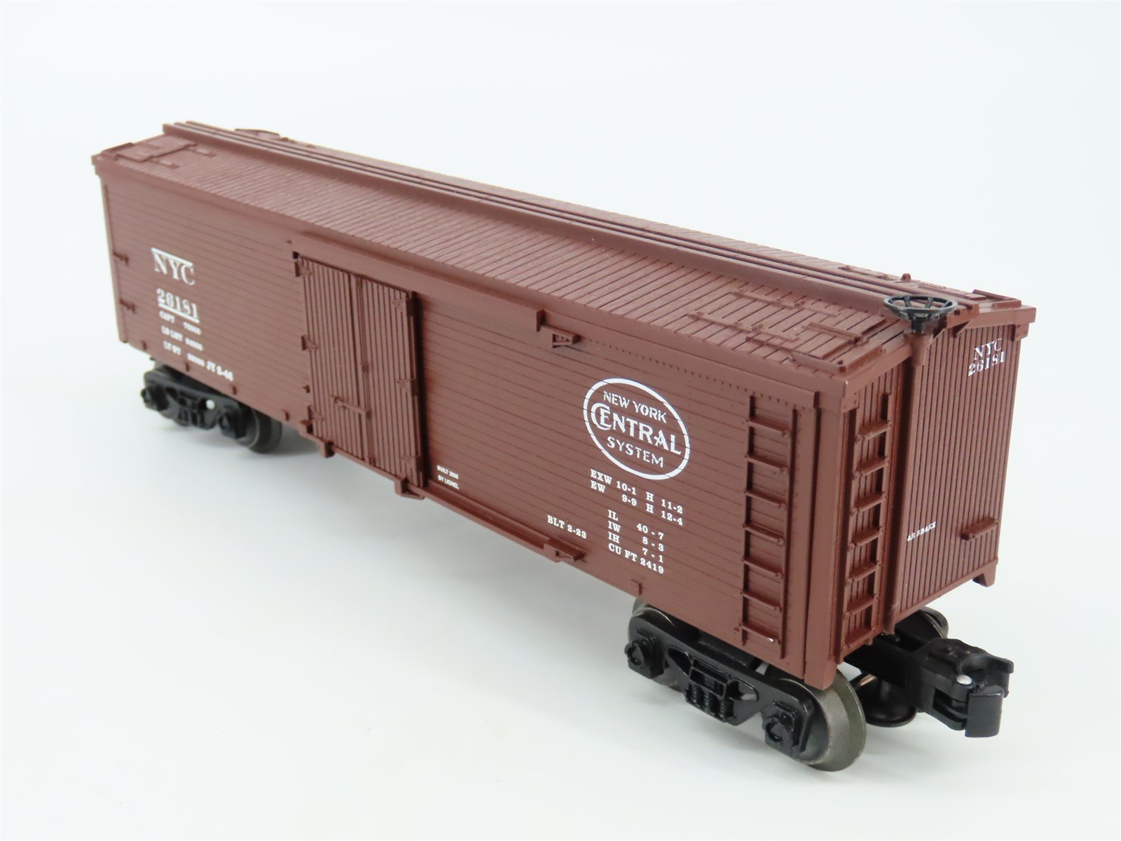 O Gauge 3-Rail Lionel 6-26181 NYC New York Central Wood Sided Reefer #26181