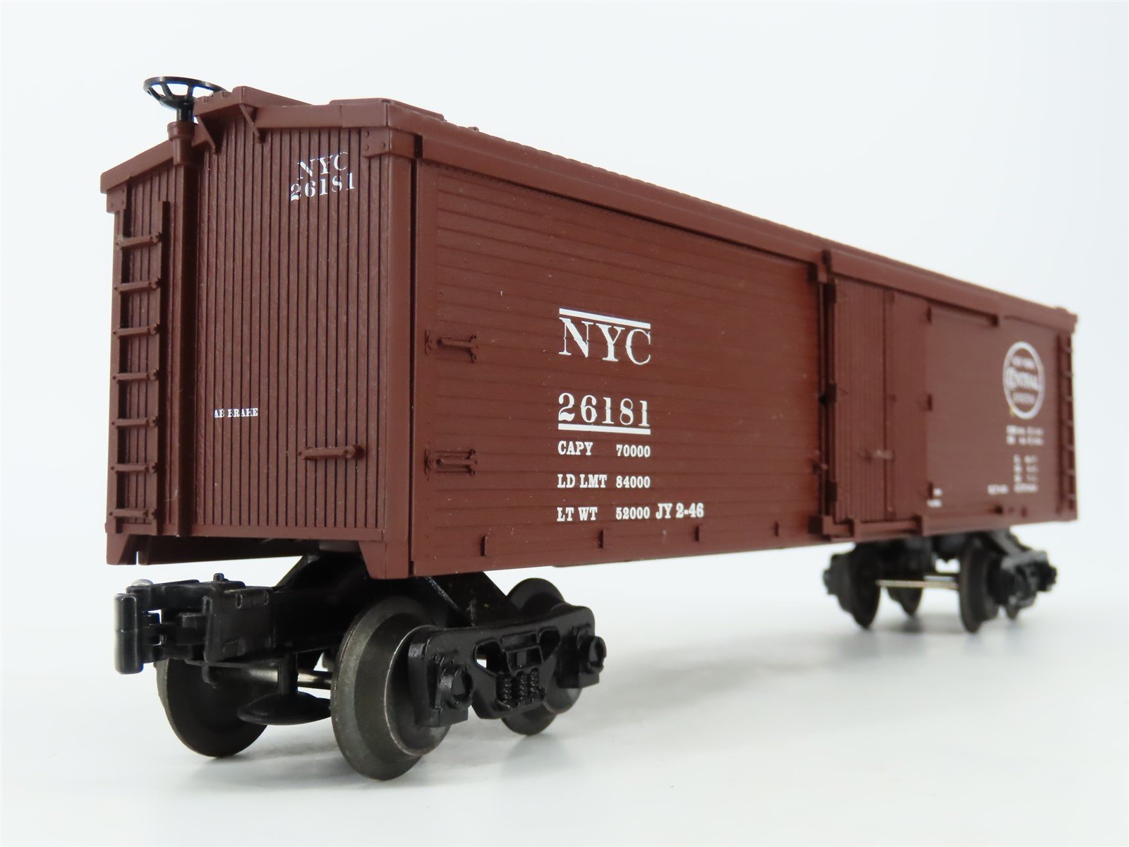 O Gauge 3-Rail Lionel 6-26181 NYC New York Central Wood Sided Reefer #26181