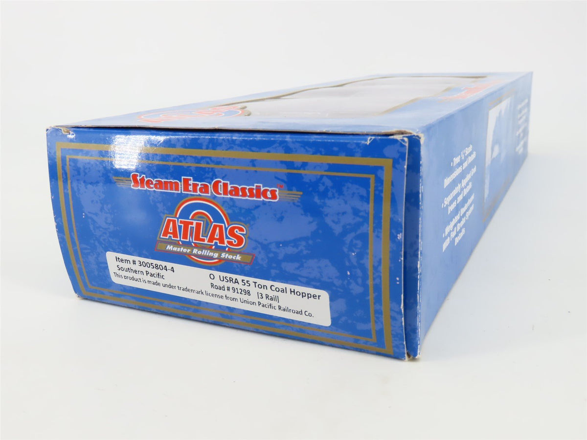 O Gauge 3-Rail Atlas 3005804-4 SP Southern Pacific USRA 2-Bay Coal Hopper 91298