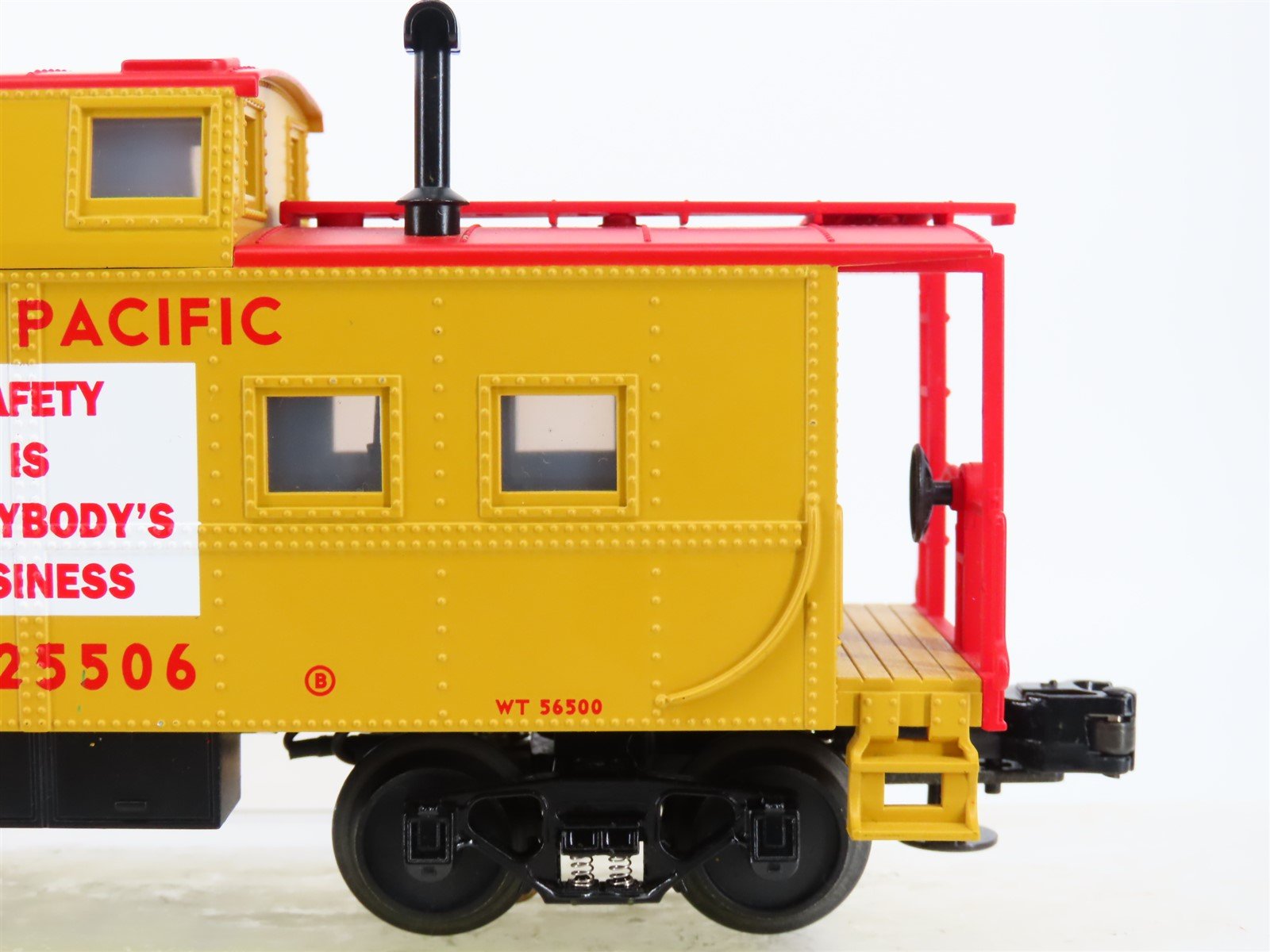 O Gauge 3-Rail MTH Rail King 30-7767 UP Union Pacific Lighted Caboose #25506