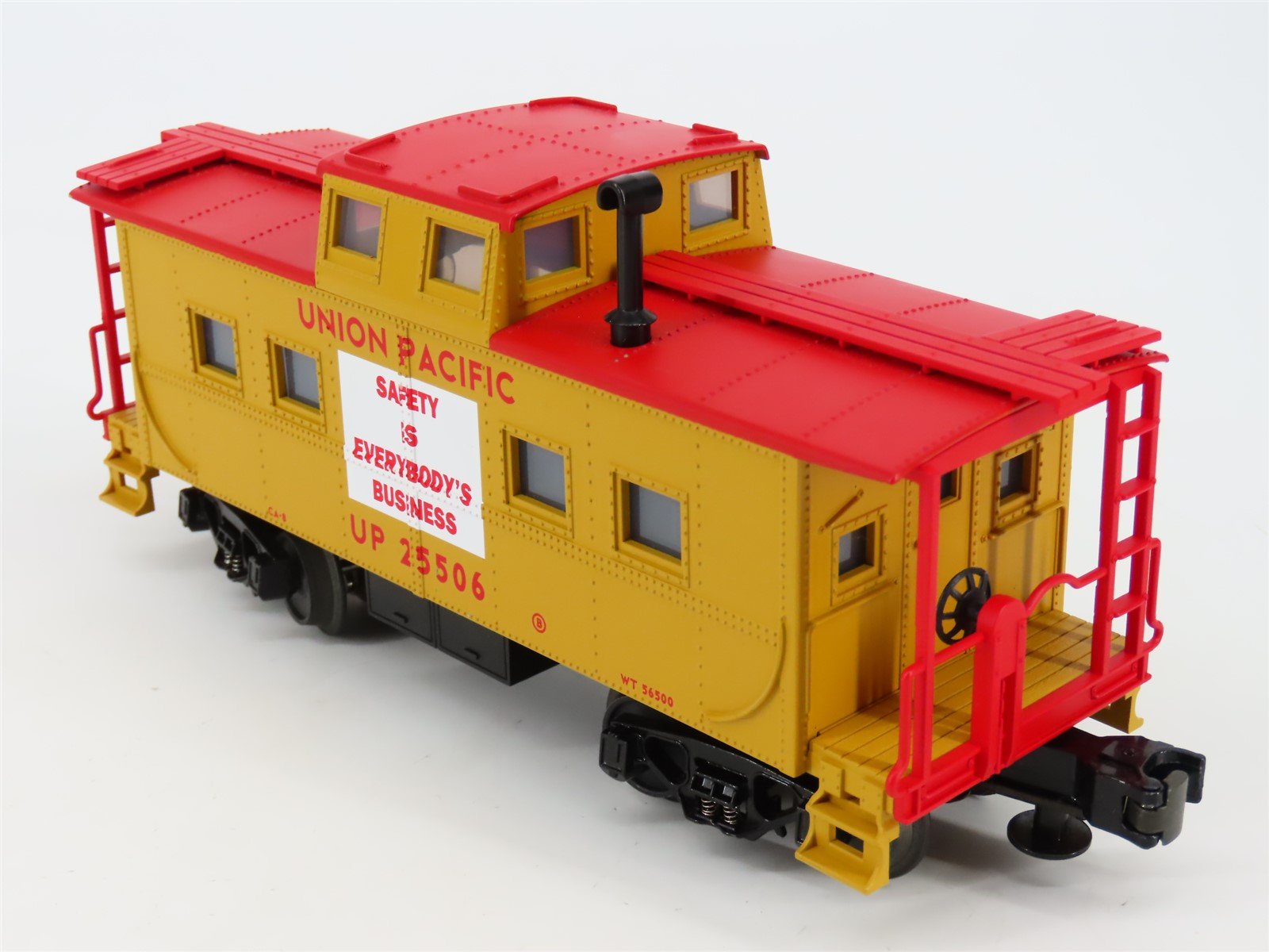 O Gauge 3-Rail MTH Rail King 30-7767 UP Union Pacific Lighted Caboose #25506