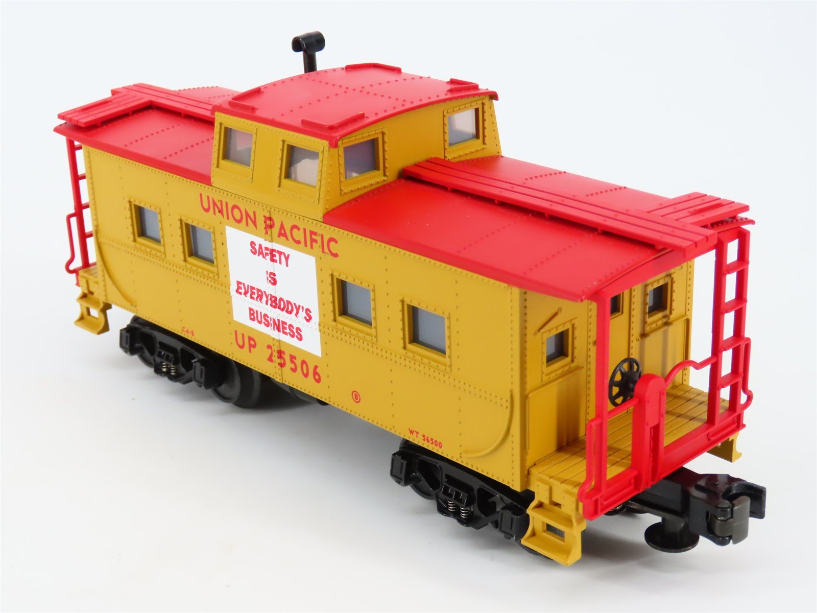 O Gauge 3-Rail MTH Rail King 30-7767 UP Union Pacific Lighted Caboose #25506