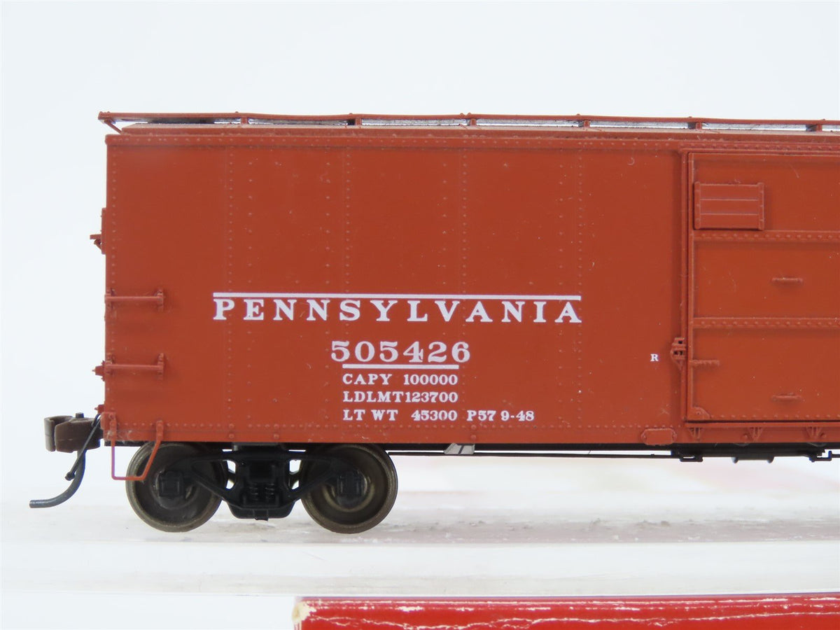 HO Scale Red Caboose RR-37109-12 PRR Pennsylvania 1924 X-29 Box Car #505426