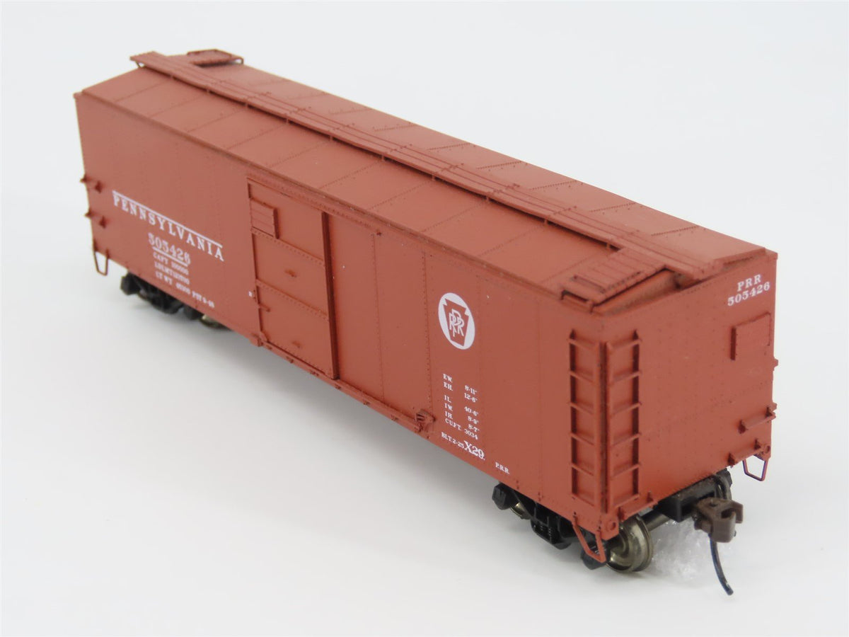 HO Scale Red Caboose RR-37109-12 PRR Pennsylvania 1924 X-29 Box Car #505426