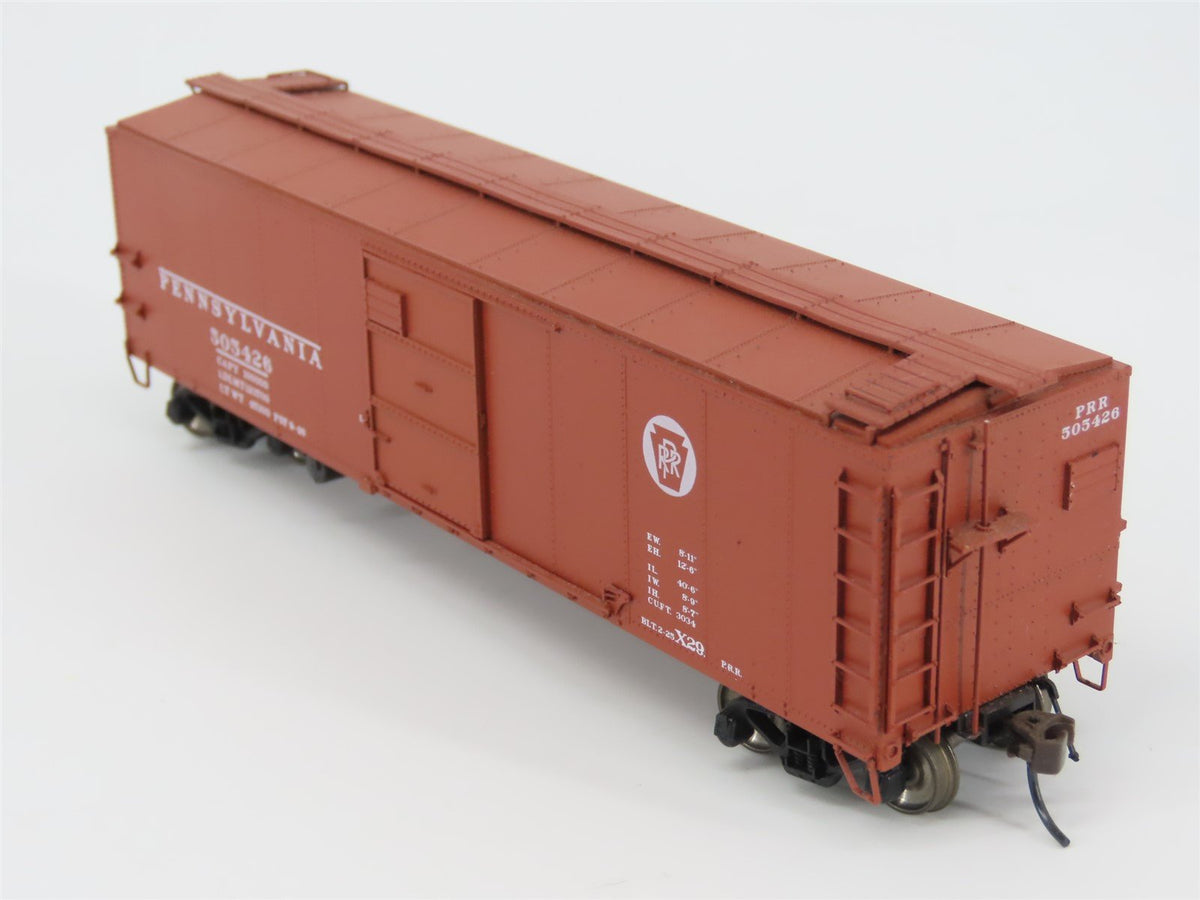 HO Scale Red Caboose RR-37109-12 PRR Pennsylvania 1924 X-29 Box Car #505426
