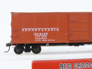 HO Scale Red Caboose RR-37109-6 PRR Pennsylvania 1924 X-29 Box Car #504145