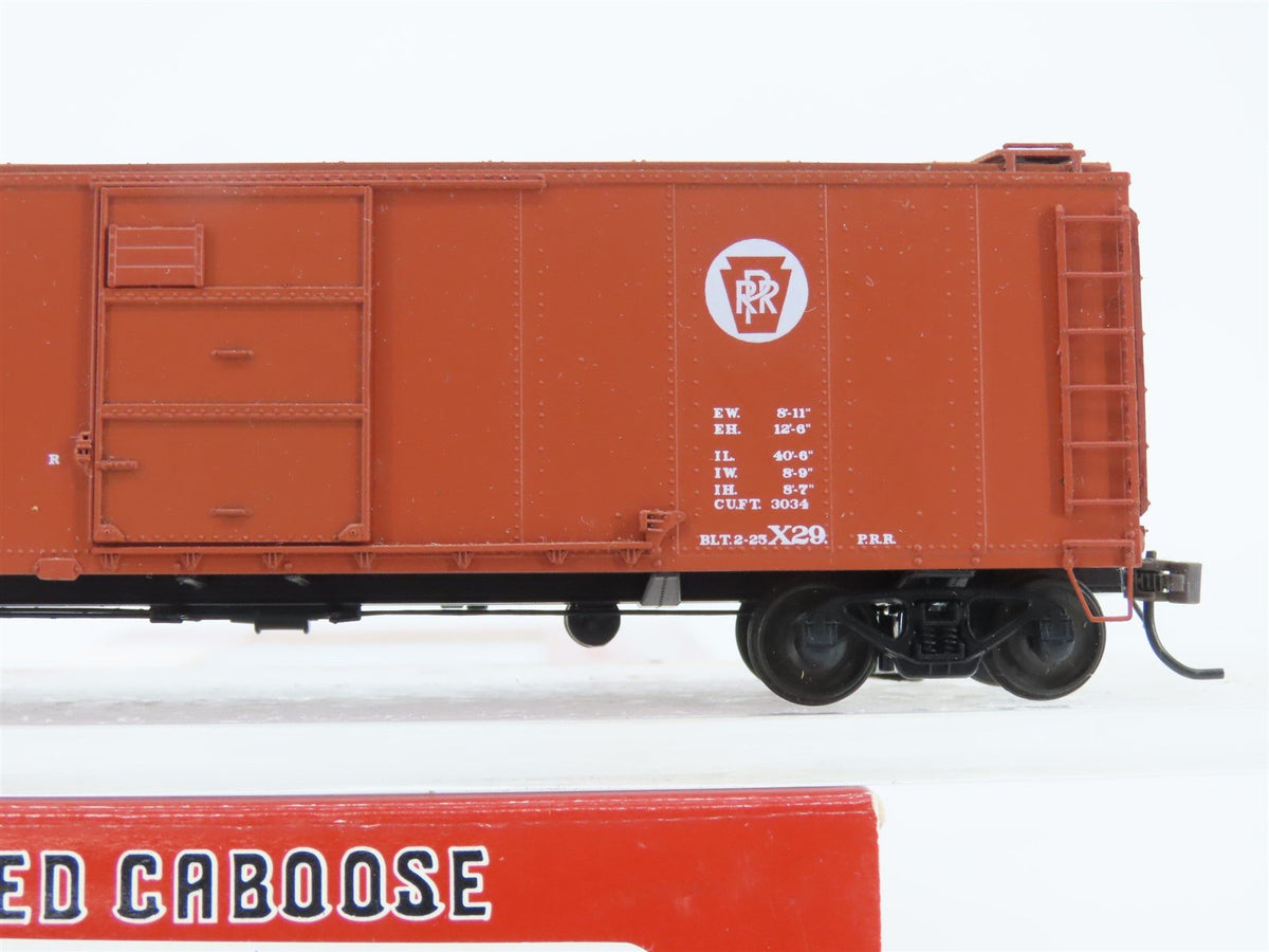 HO Scale Red Caboose RR-37109-6 PRR Pennsylvania 1924 X-29 Box Car #504145