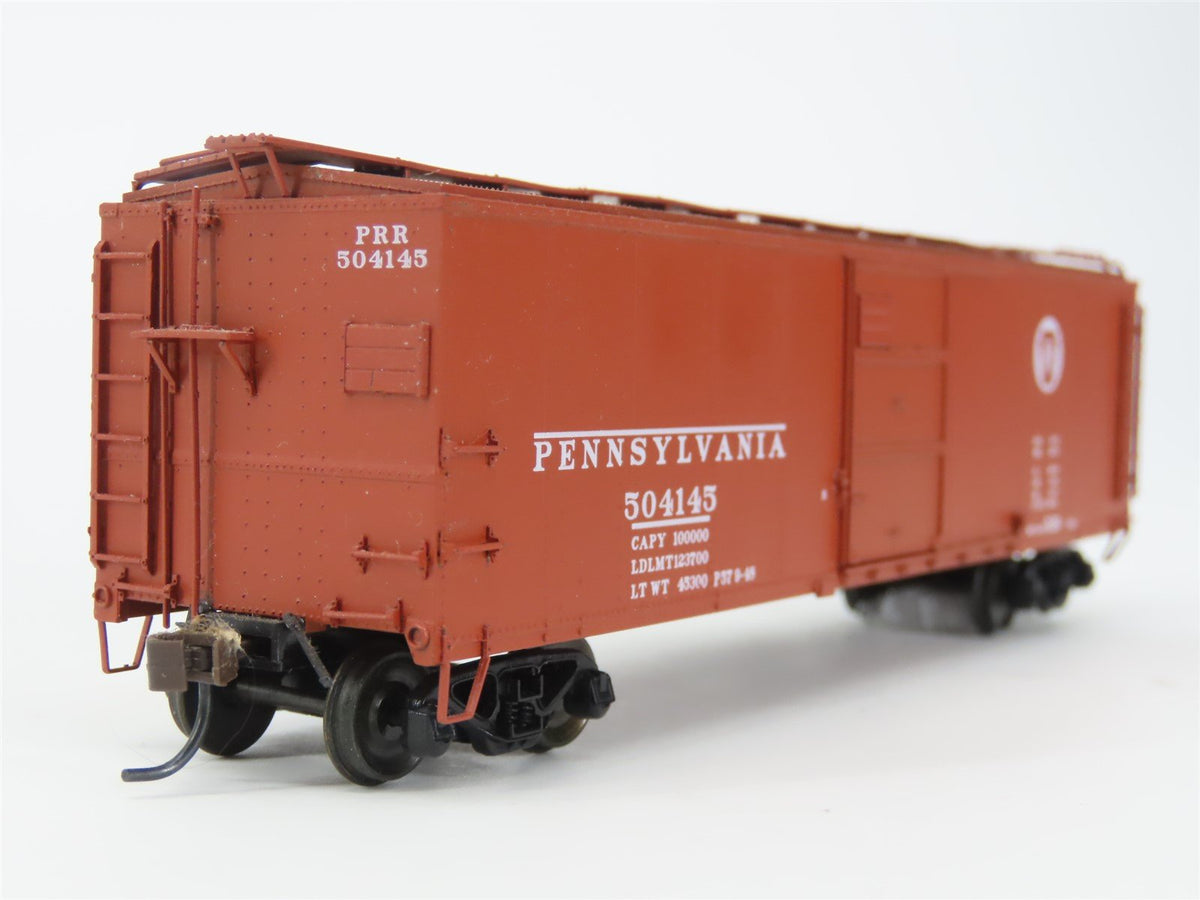 HO Scale Red Caboose RR-37109-6 PRR Pennsylvania 1924 X-29 Box Car #504145
