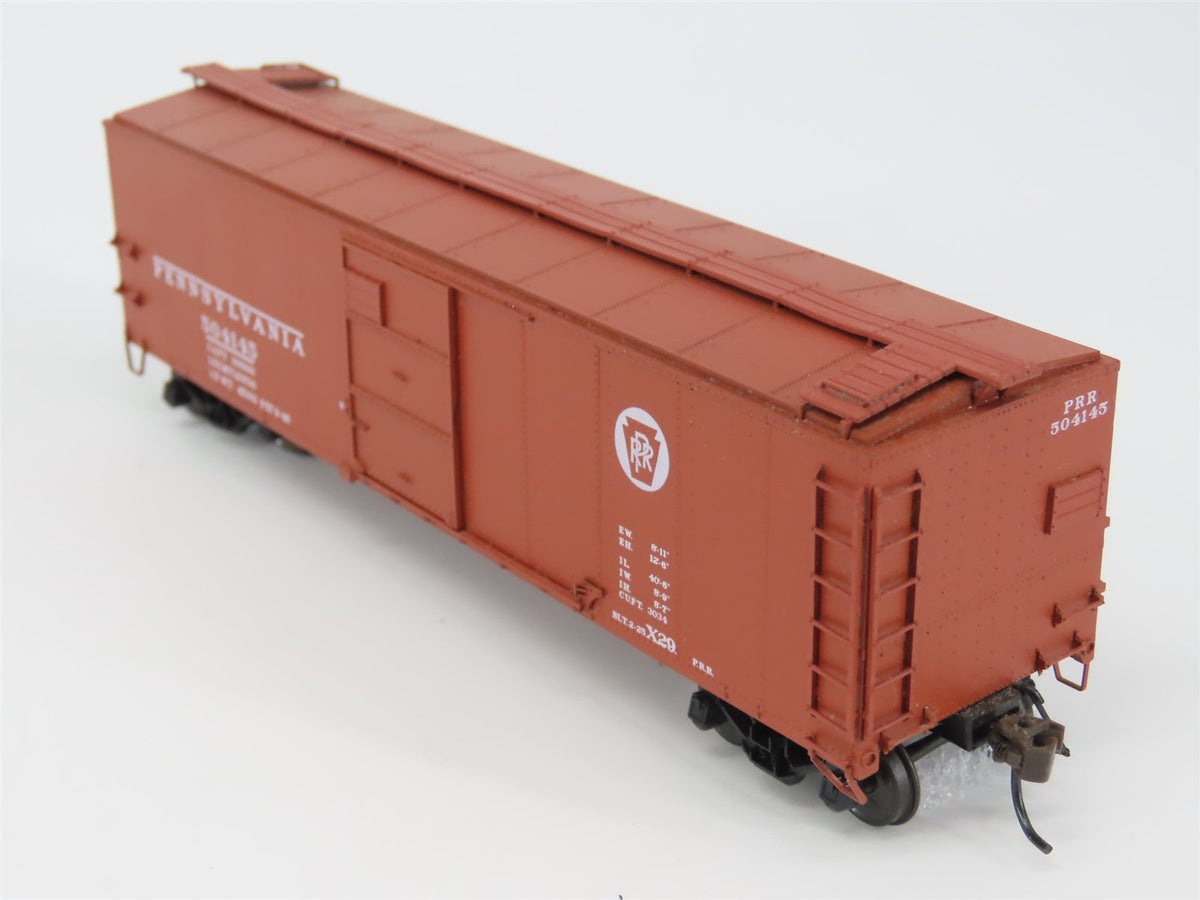 HO Scale Red Caboose RR-37109-6 PRR Pennsylvania 1924 X-29 Box Car #504145