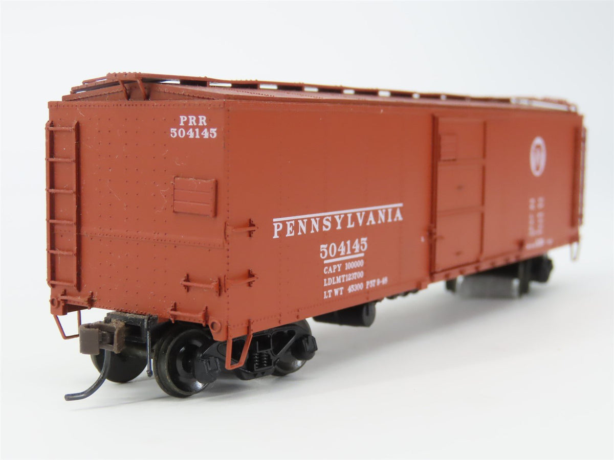 HO Scale Red Caboose RR-37109-6 PRR Pennsylvania 1924 X-29 Box Car #504145