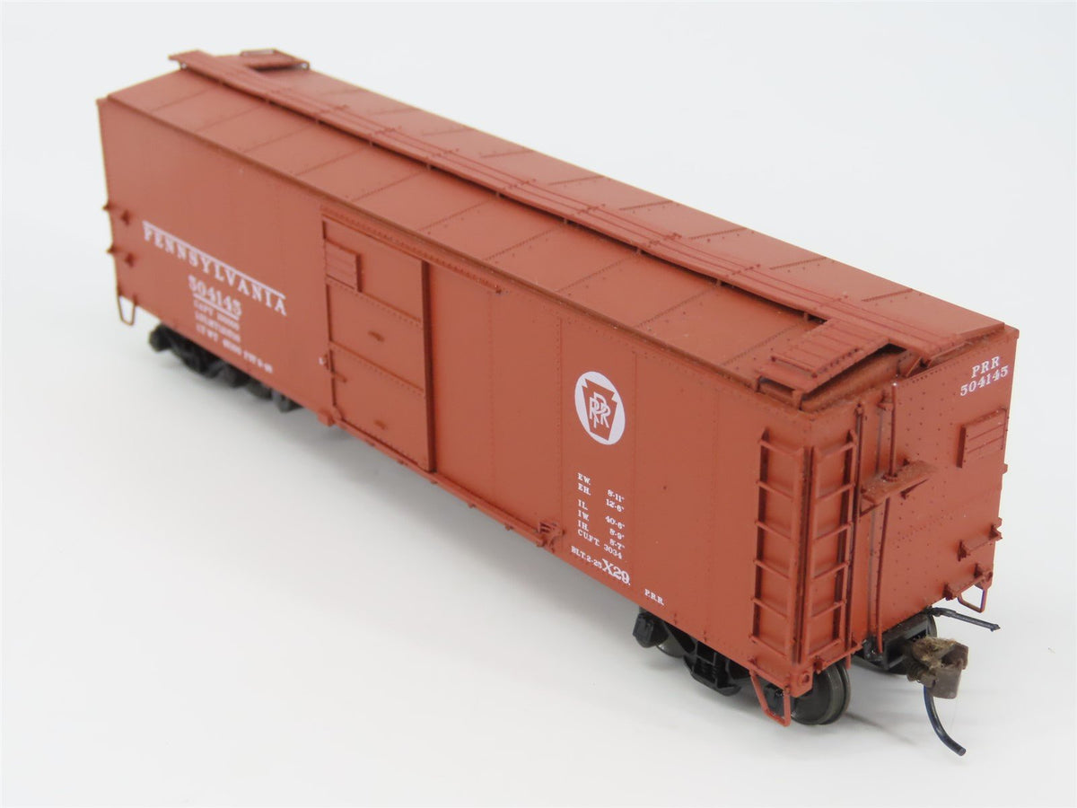 HO Scale Red Caboose RR-37109-6 PRR Pennsylvania 1924 X-29 Box Car #504145