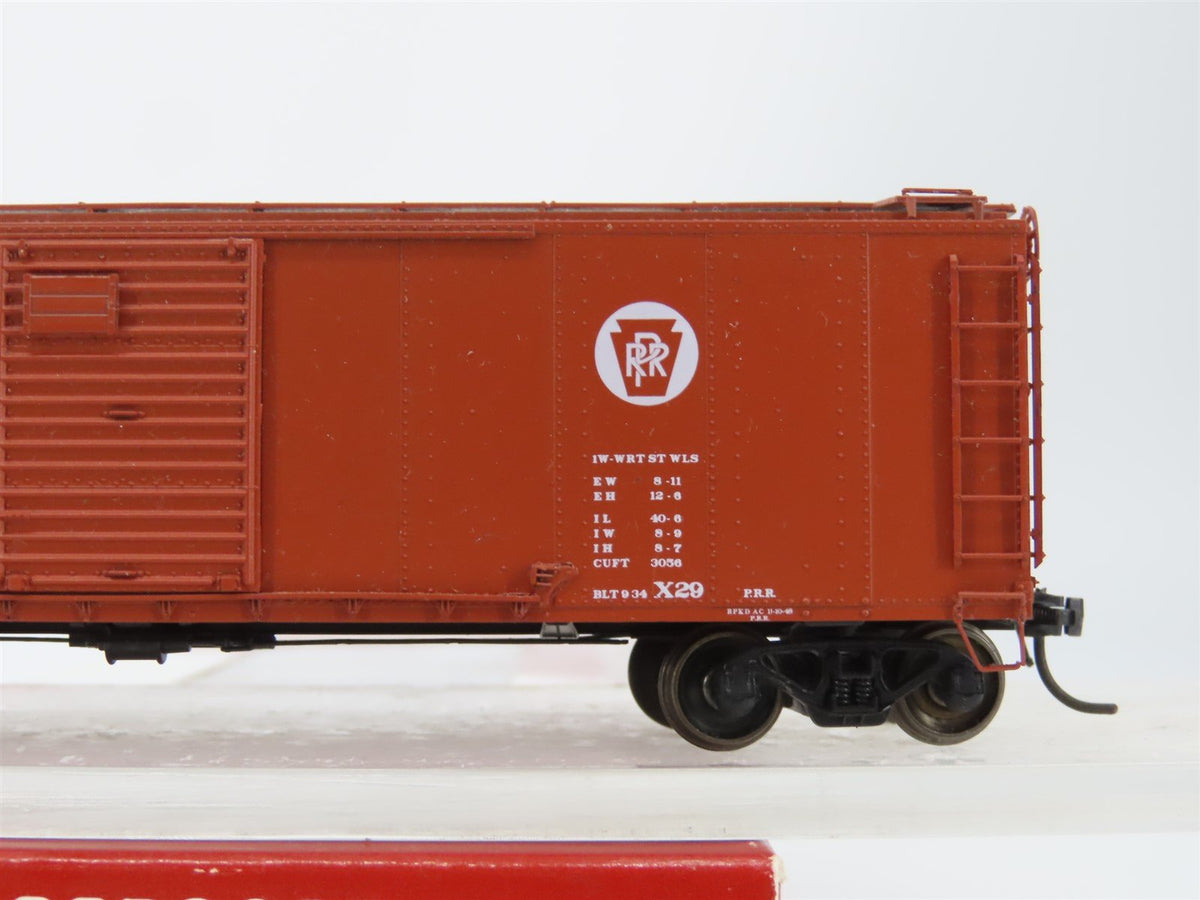 HO Scale Red Caboose RR-37066-10 PRR Pennsylvania 1928 X-29 Box Car #100863