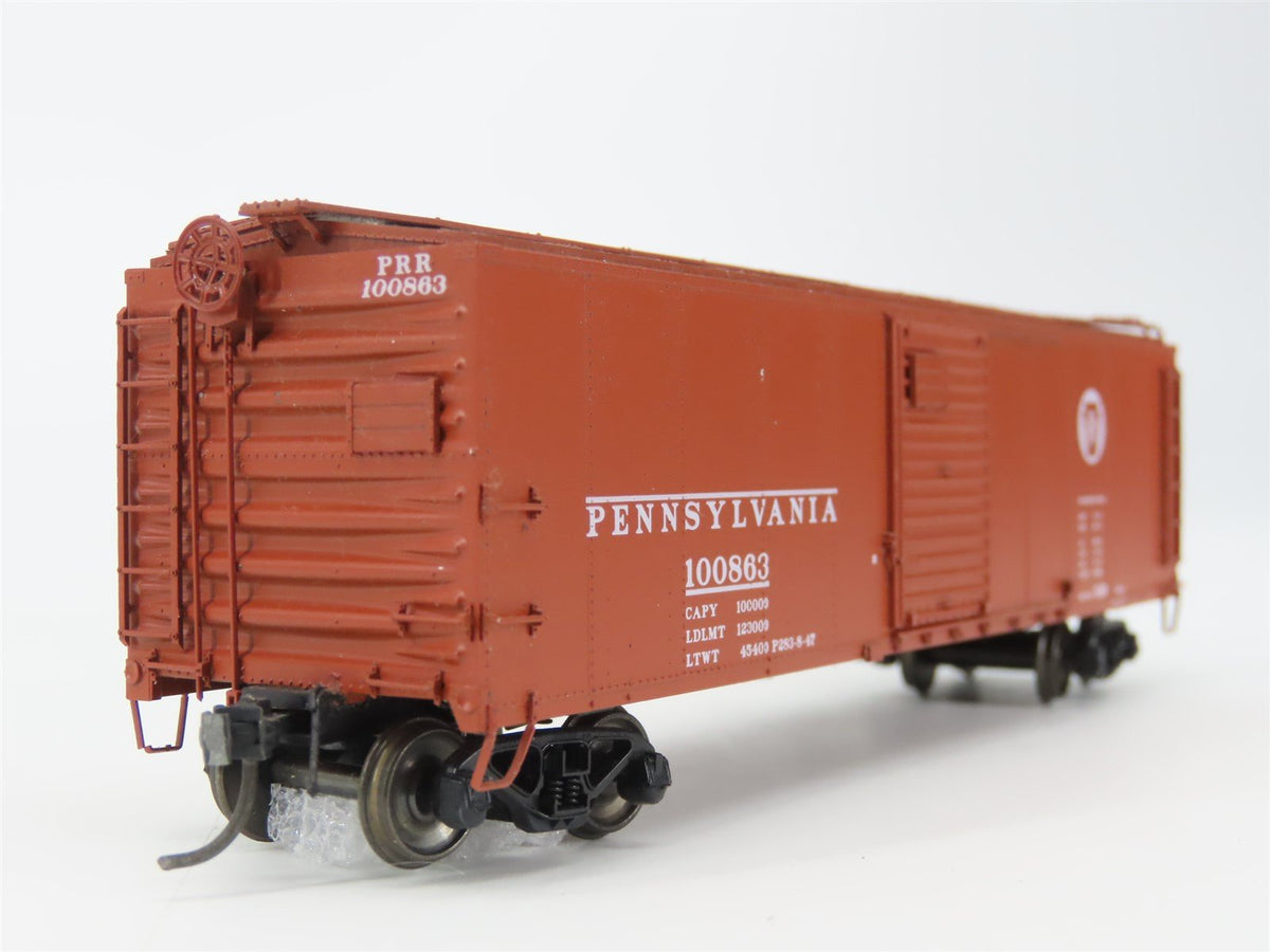 HO Scale Red Caboose RR-37066-10 PRR Pennsylvania 1928 X-29 Box Car #100863