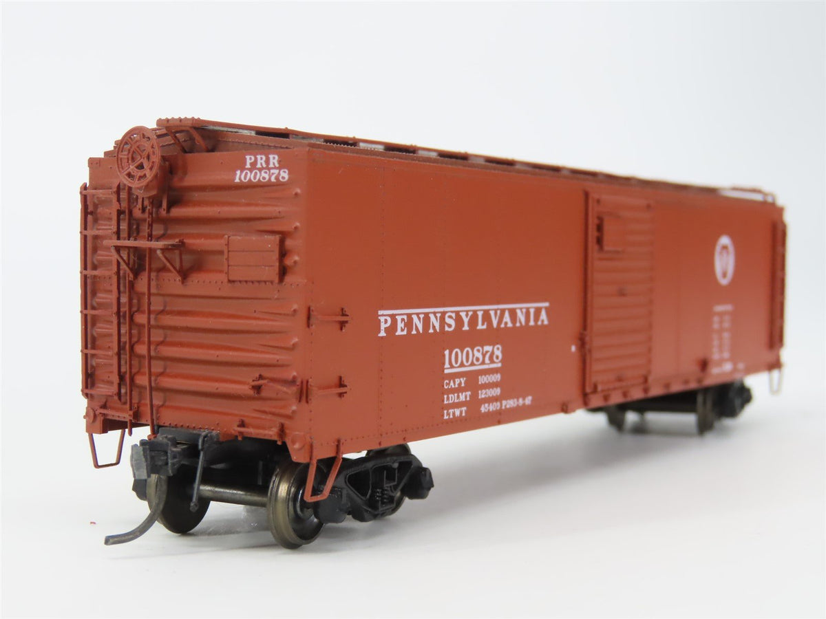 HO Scale Red Caboose RR-37066-11 PRR Pennsylvania 1928 X-29 Box Car #100878