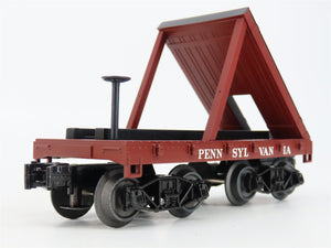 O Gauge 3-Rail MTH Rail King 30-76762 PRR Pennsylvania Flat Car w/ Cannon
