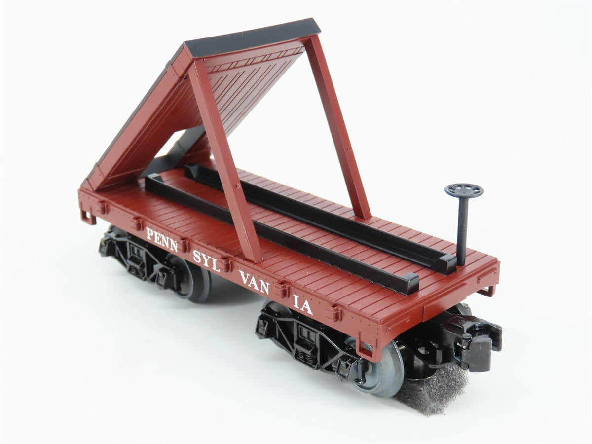 O Gauge 3-Rail MTH Rail King 30-76762 PRR Pennsylvania Flat Car w/ Cannon