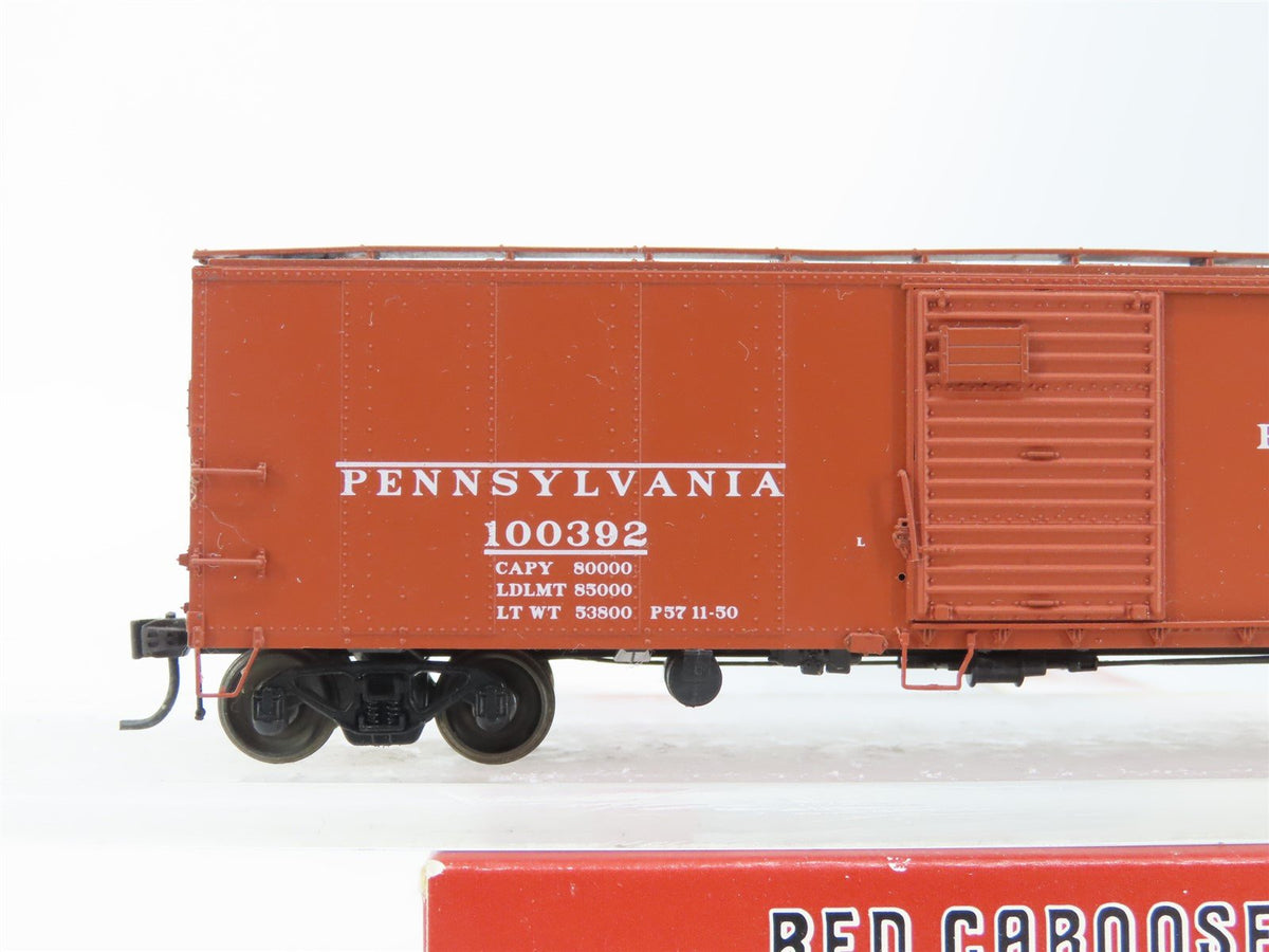 HO Scale Red Caboose RR-37072-18 PRR Pennsylvania 1928 X-29 Box Car #100392