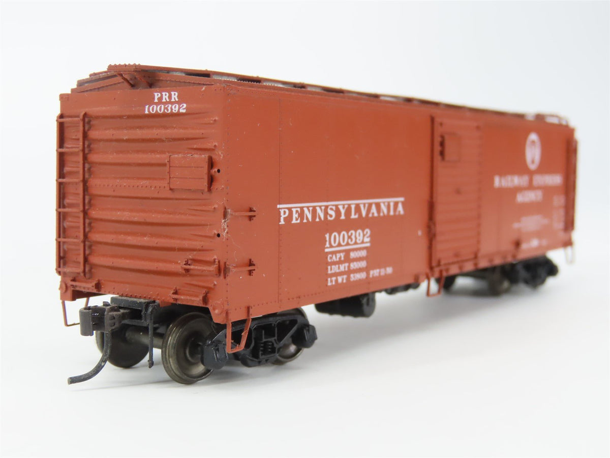 HO Scale Red Caboose RR-37072-18 PRR Pennsylvania 1928 X-29 Box Car #100392