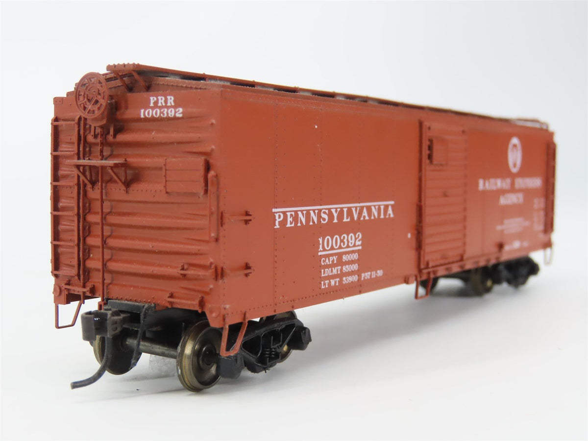 HO Scale Red Caboose RR-37072-18 PRR Pennsylvania 1928 X-29 Box Car #100392