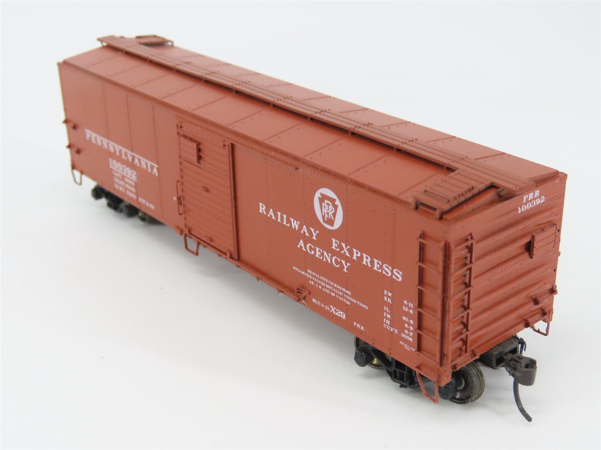 HO Scale Red Caboose RR-37072-18 PRR Pennsylvania 1928 X-29 Box Car #100392