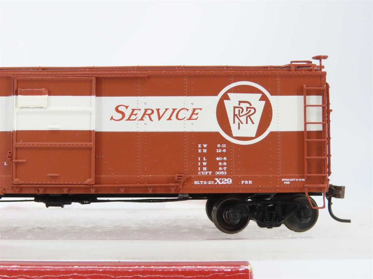 HO Red Caboose RR-37204-6 PRR Pennsylvania Merchandise X-29 Box Car #569492