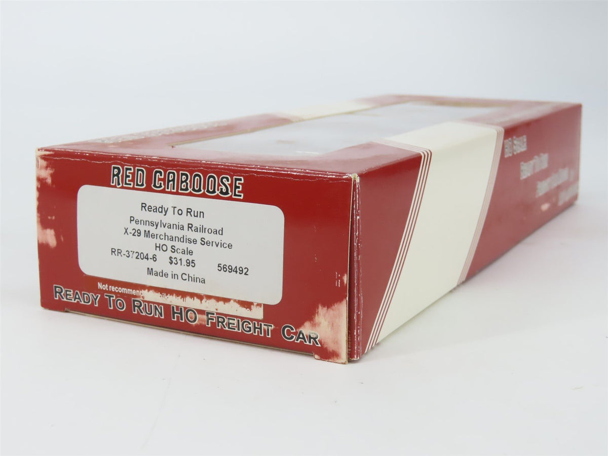 HO Red Caboose RR-37204-6 PRR Pennsylvania Merchandise X-29 Box Car #569492