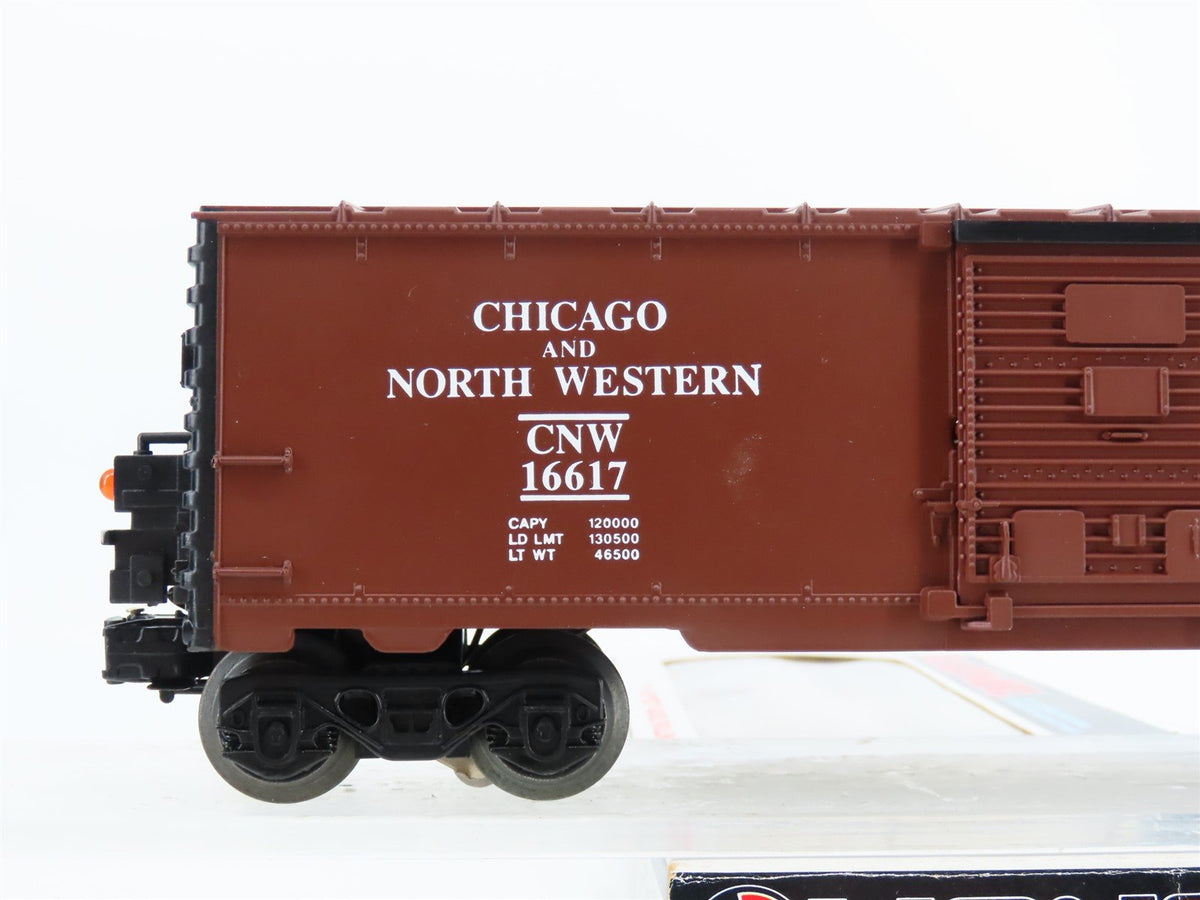 O Gauge 3-Rail Lionel 6-16617 C&amp;NW Chicago &amp; Northwestern Boxcar w/ETD #16617