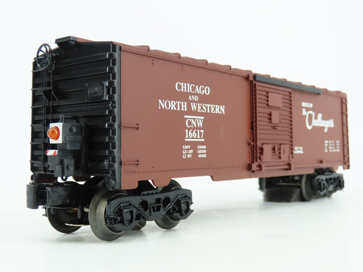 O Gauge 3-Rail Lionel 6-16617 C&amp;NW Chicago &amp; Northwestern Boxcar w/ETD #16617