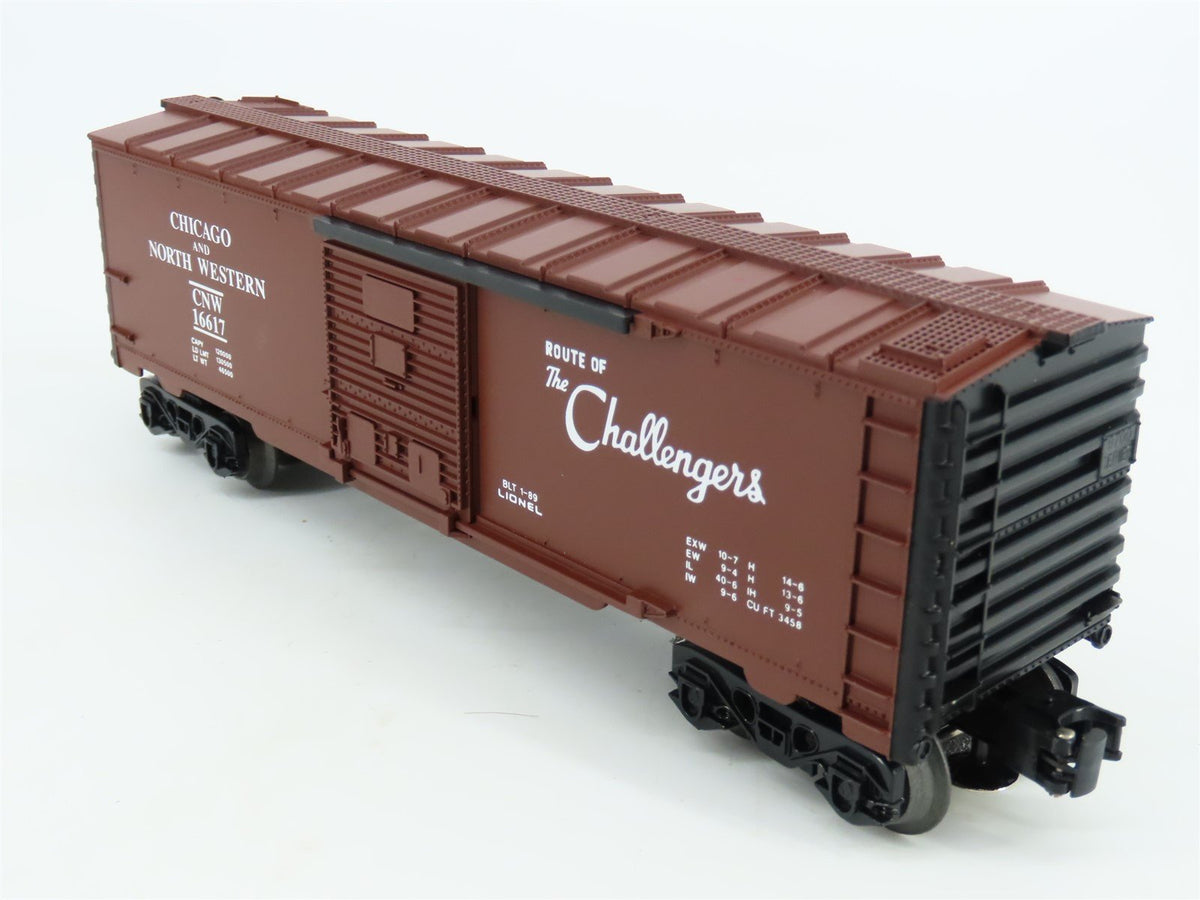 O Gauge 3-Rail Lionel 6-16617 C&amp;NW Chicago &amp; Northwestern Boxcar w/ETD #16617