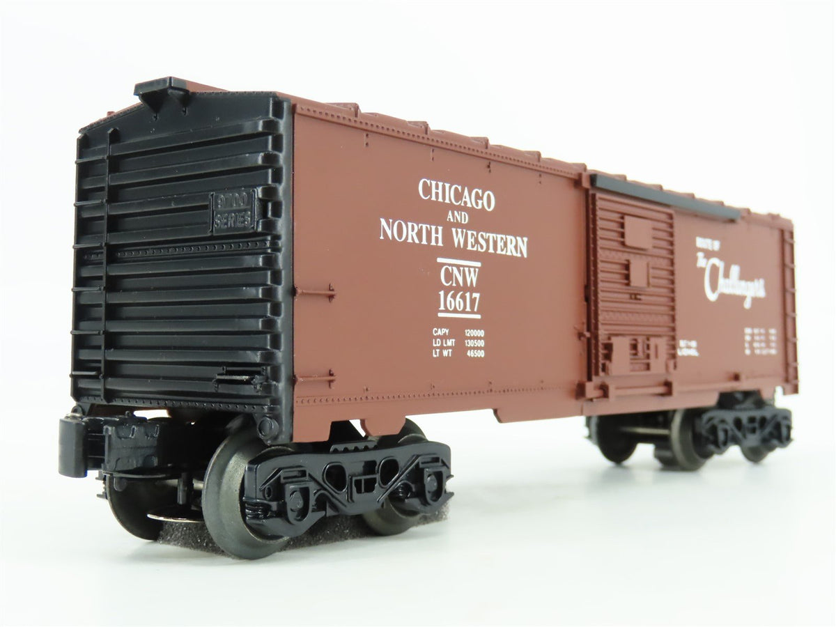 O Gauge 3-Rail Lionel 6-16617 C&amp;NW Chicago &amp; Northwestern Boxcar w/ETD #16617