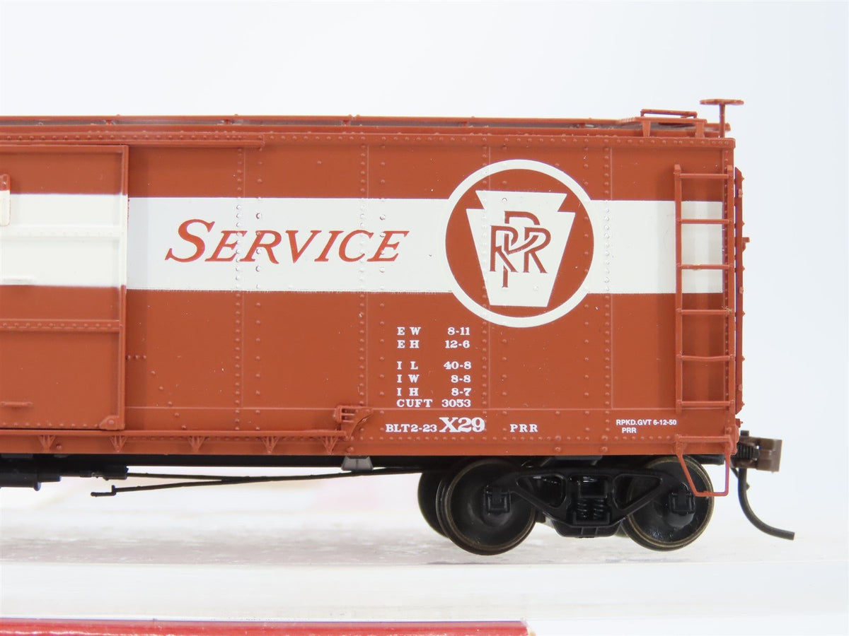 HO Red Caboose RR-37204-2 PRR Pennsylvania Merchandise X-29 Box Car #569214