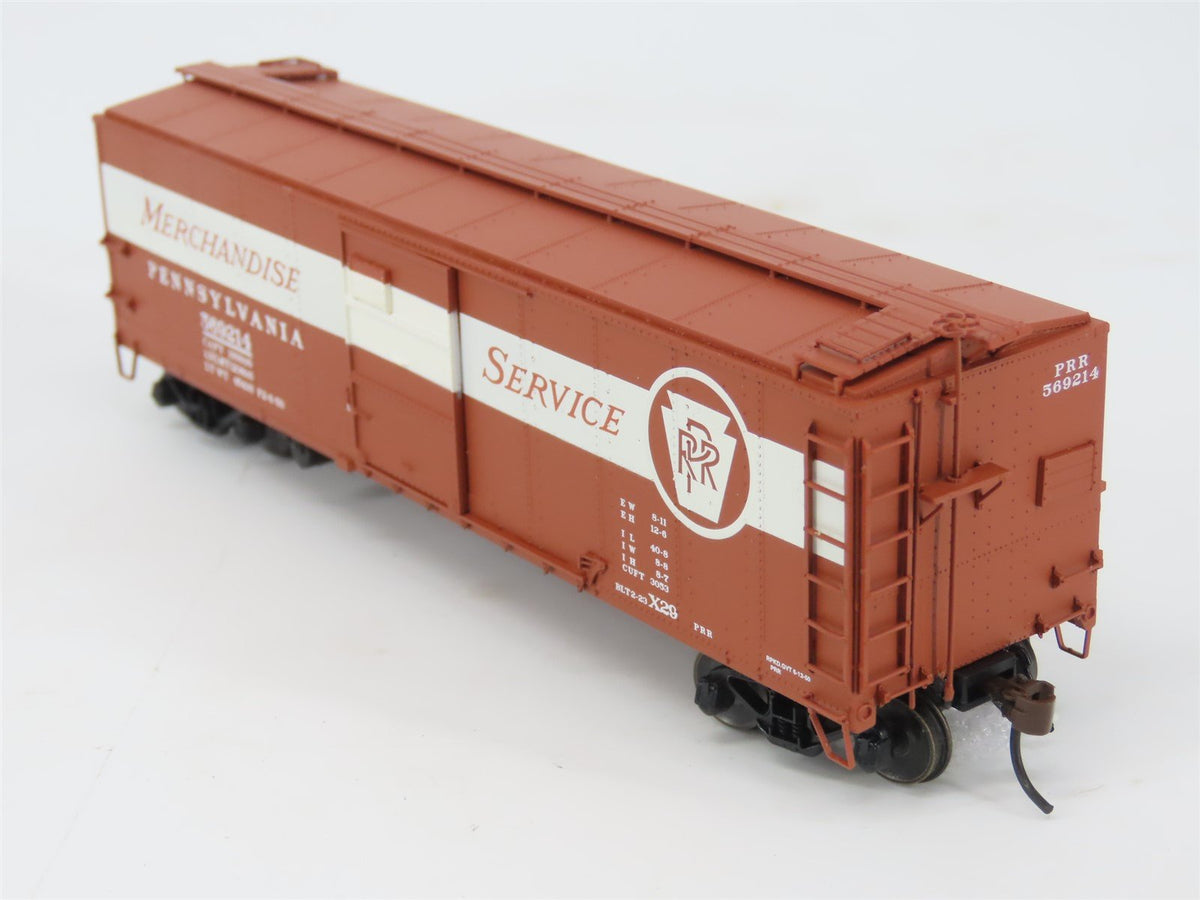 HO Red Caboose RR-37204-2 PRR Pennsylvania Merchandise X-29 Box Car #569214