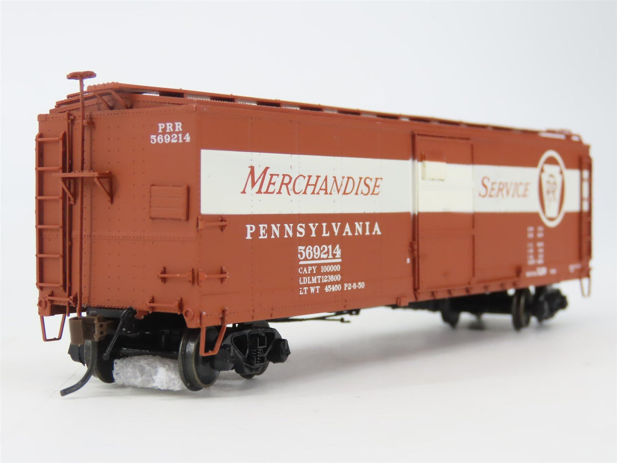 HO Red Caboose RR-37204-2 PRR Pennsylvania Merchandise X-29 Box Car #569214