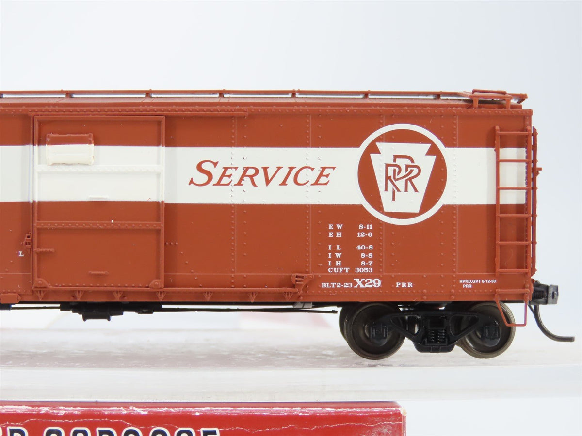 HO Red Caboose RR-37204-5 PRR Pennsylvania Merchandise X-29 Box Car #569456