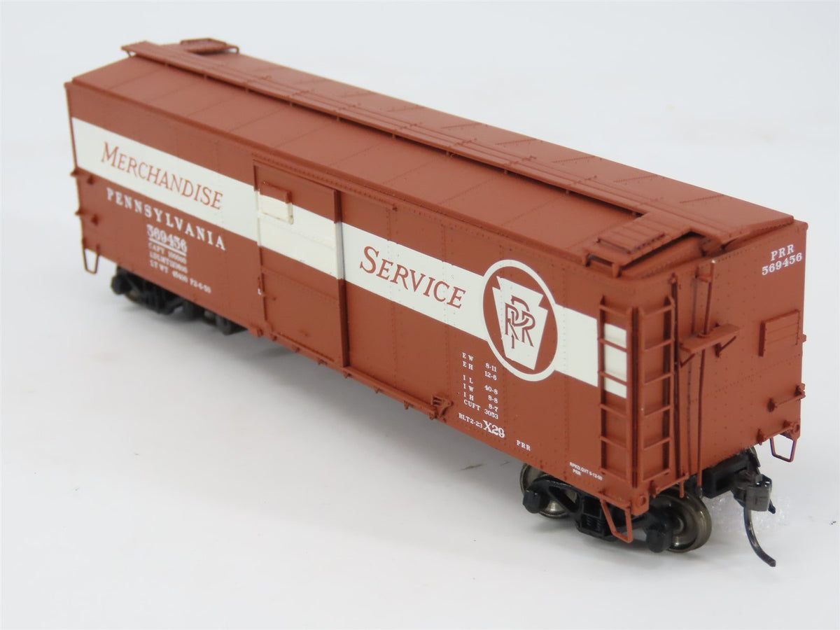 HO Red Caboose RR-37204-5 PRR Pennsylvania Merchandise X-29 Box Car #569456