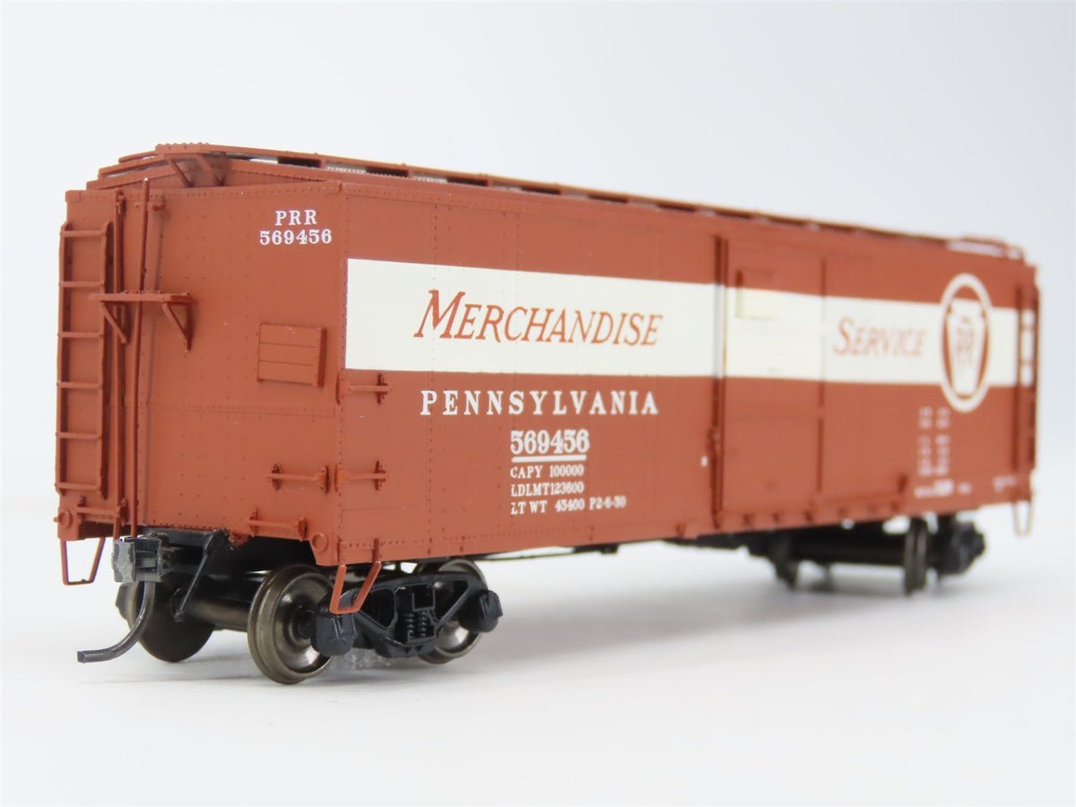 HO Red Caboose RR-37204-5 PRR Pennsylvania Merchandise X-29 Box Car #569456
