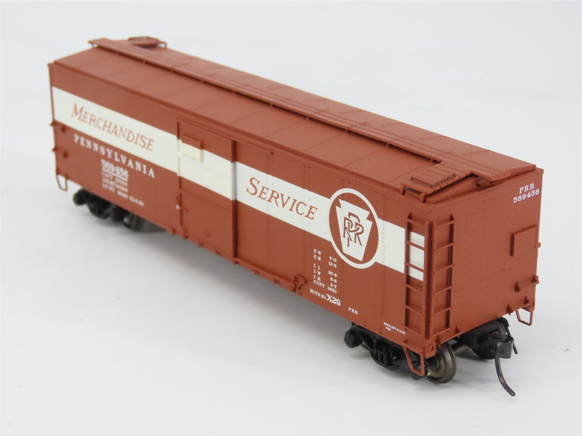 HO Red Caboose RR-37204-5 PRR Pennsylvania Merchandise X-29 Box Car #569456