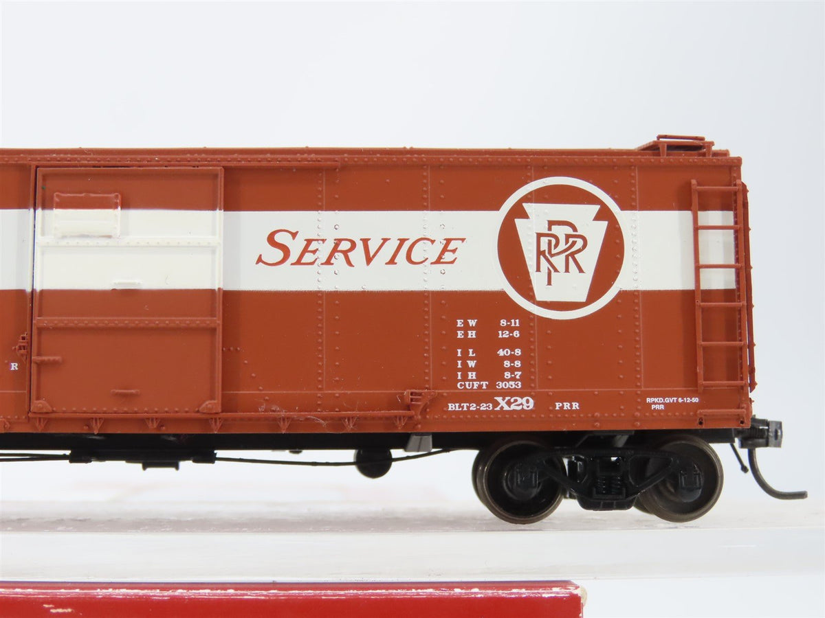 HO Red Caboose RR-37204-8 PRR Pennsylvania Merchandise X-29 Box Car #569677