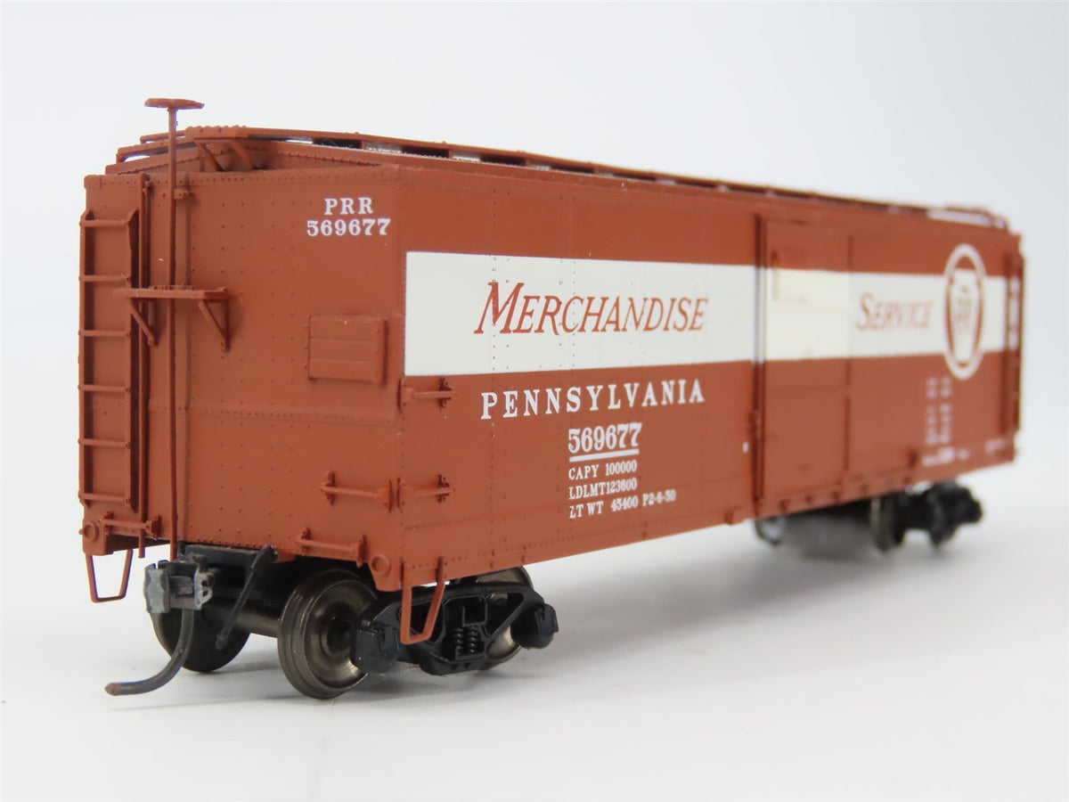 HO Red Caboose RR-37204-8 PRR Pennsylvania Merchandise X-29 Box Car #569677