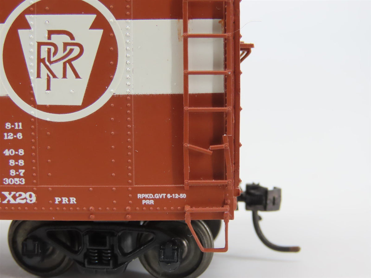 HO Red Caboose RR-37204-8 PRR Pennsylvania Merchandise X-29 Box Car #569677