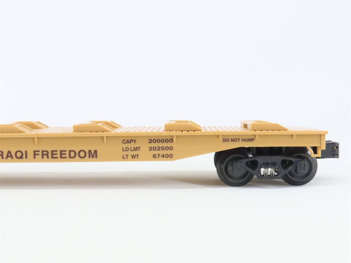 O Gauge 3-Rail K-Line K691-8032 USAX Operation Iraqi Freedom Flat Car #3333