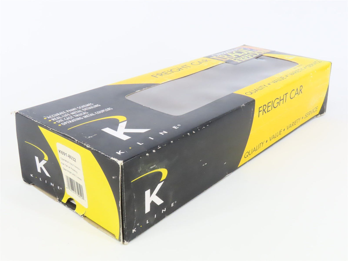 O Gauge 3-Rail K-Line K691-8032 USAX Operation Iraqi Freedom Flat Car #3333