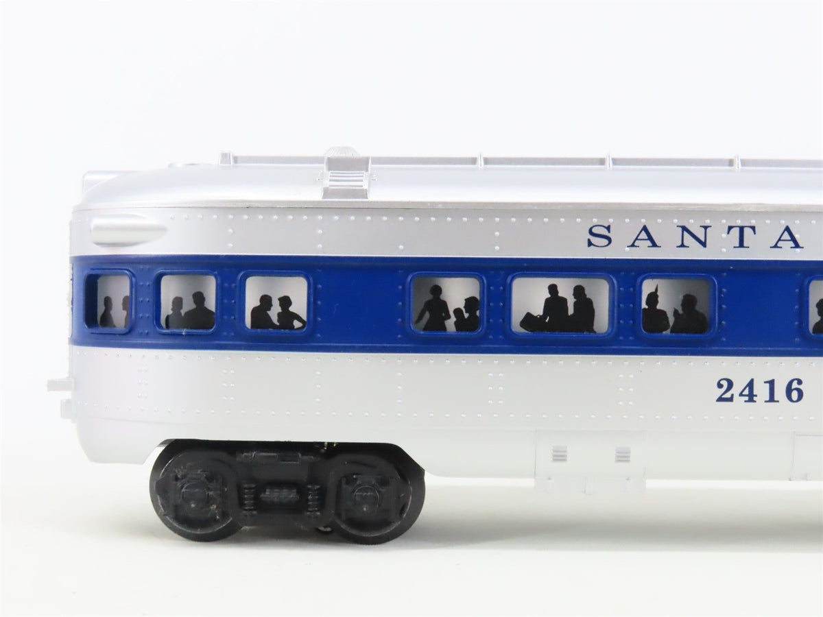 O Gauge 3-Rail Lionel 2416 ATSF Santa Fe Observation Passenger #2416 Lighted
